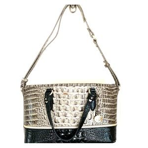 Brahmin Mini Asher Satchel in Crescent